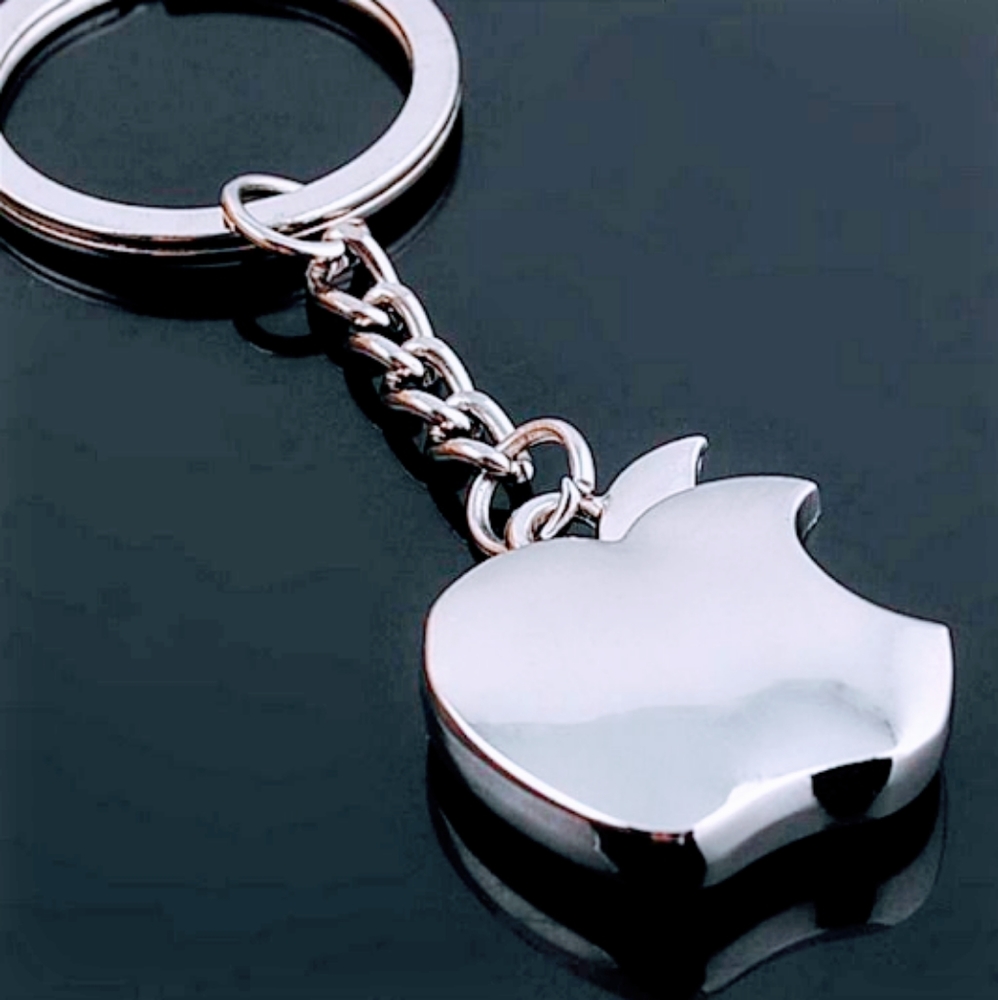 SOLD OUT!📱🍎High Shine Apple Keychain - Picture 3 of 3